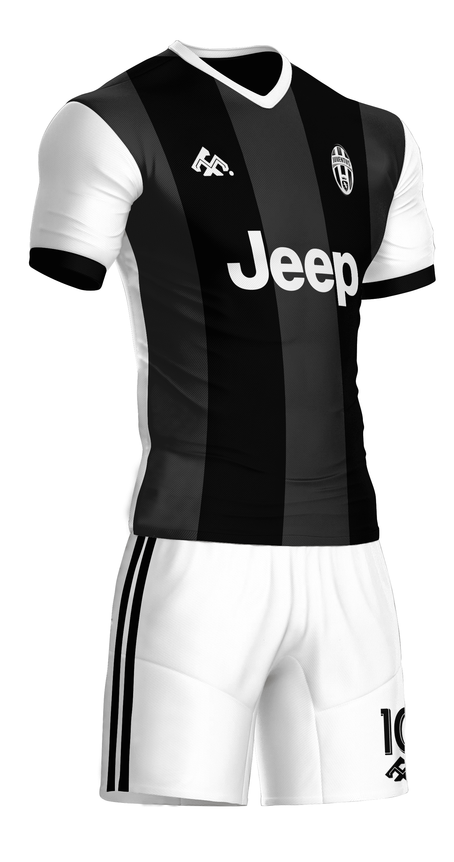 Juventus #169 Negro con Gris