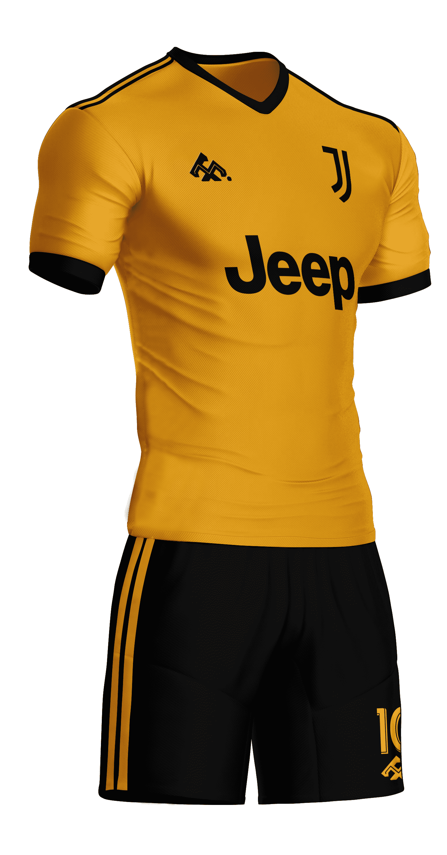 Juventus  #202 Amarillo con negro