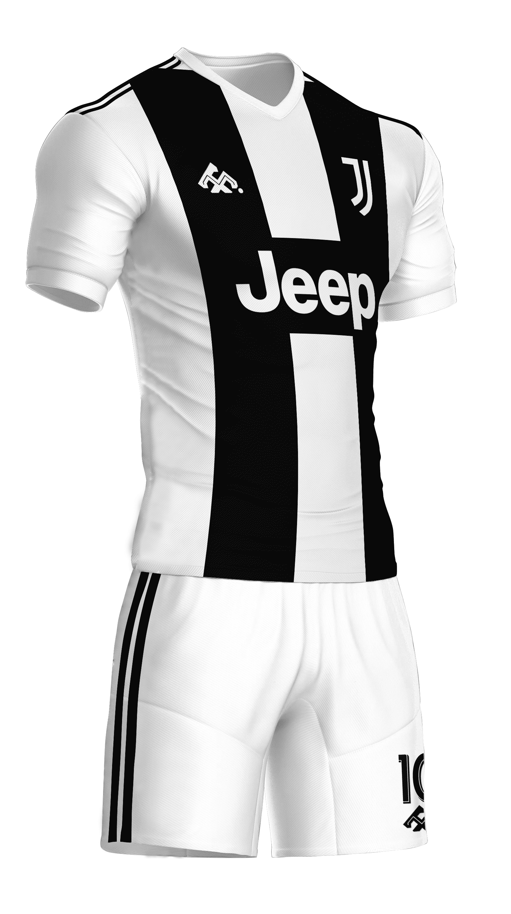 Juventus #232 Blanco con Negro