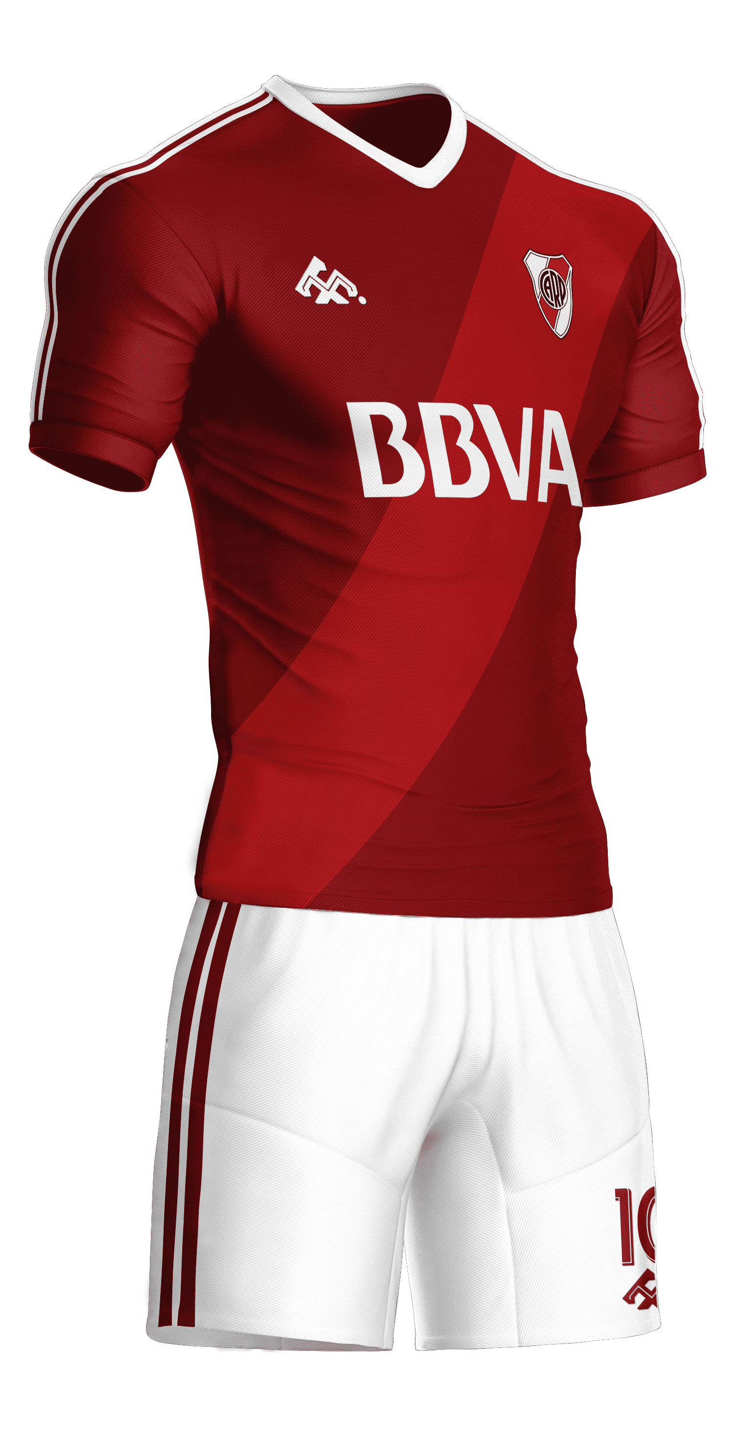 River Plate #134 Rojo con Blanco