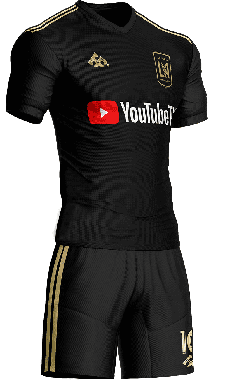 Los Ángeles FC #307 Negro con Oro